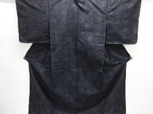 未使用品　花模様織り出し本場泥大島紬着物アンサンブル